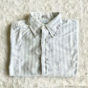 Vintage Yale Co-Op Dress Shirt Mens 16.5/33 in White Oxford Sanforized 60s Sero